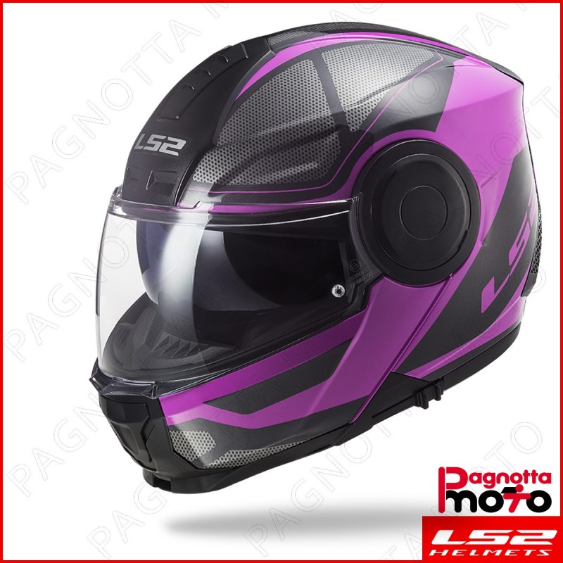 CASCO MODULARE APRIBILE DONNA LADY DOPPIA VISIERA LS2 SCOPE FF902